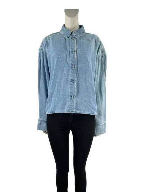 SEVEN FOR ALL MANKIND NINA CROPPED SHIRT