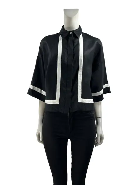Camisa SouQ Tecido Bicolor