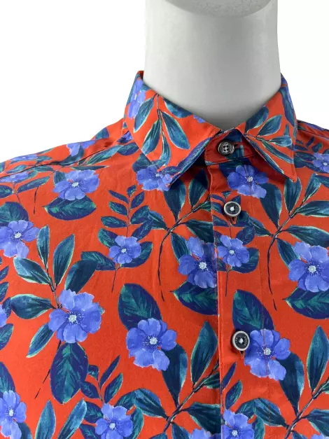 Camisa Ted Baker Tecido Floral