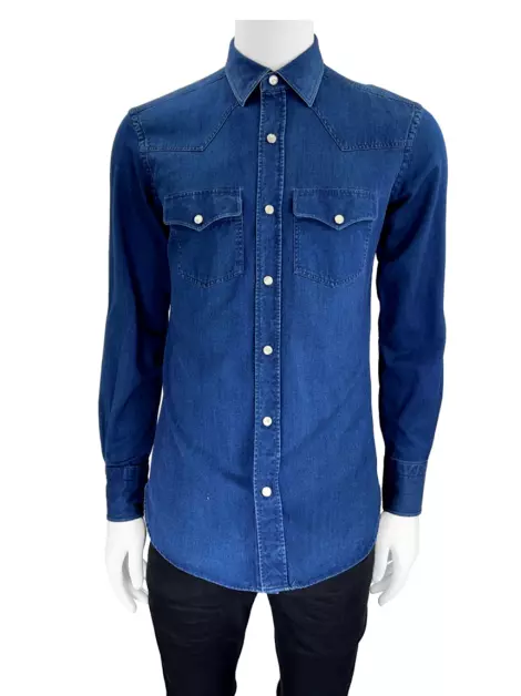 Camisa Tom Ford Jeans Azul