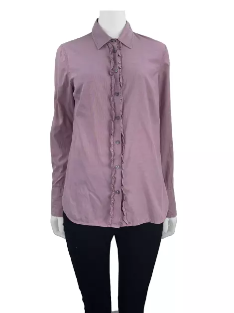 Camisa Tommy Hilfiger Tecido Rosa