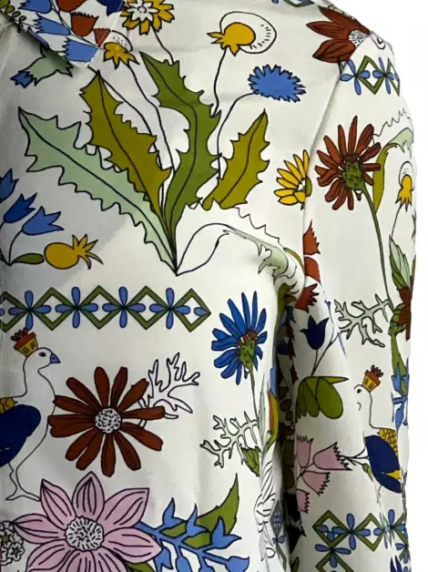 Camisa Tory Burch Seda Estampada