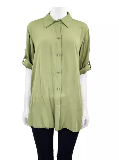 Camisa Triya Viscose Verde