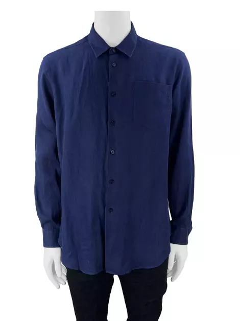 Camisa Vilebrequin Tecido Azul