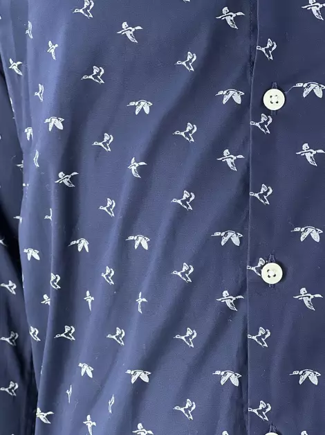 Camisa Yves Saint Laurent pour Homme Tecido Estampado