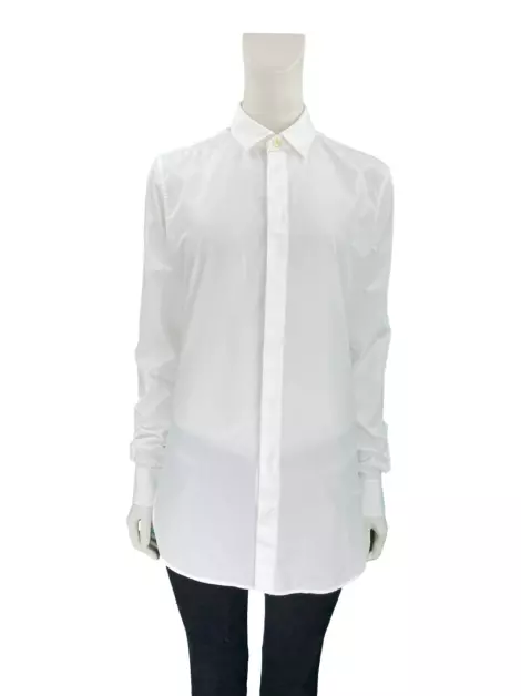 Camisa Yves Saint Laurent Tecido Branco