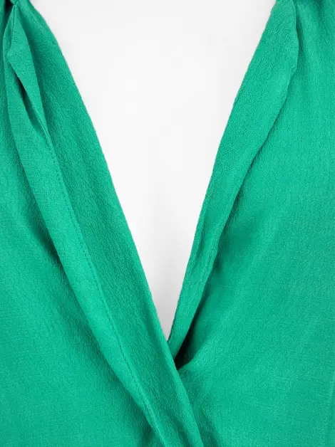 Camisa Zara Tecido Verde
