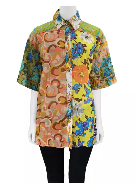 Camisa Zimmermann Reta Estampada