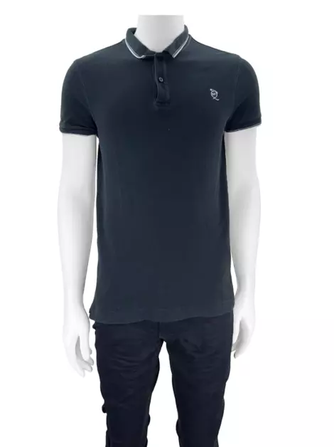 Camiseta Alexander McQueen Tecido Preto