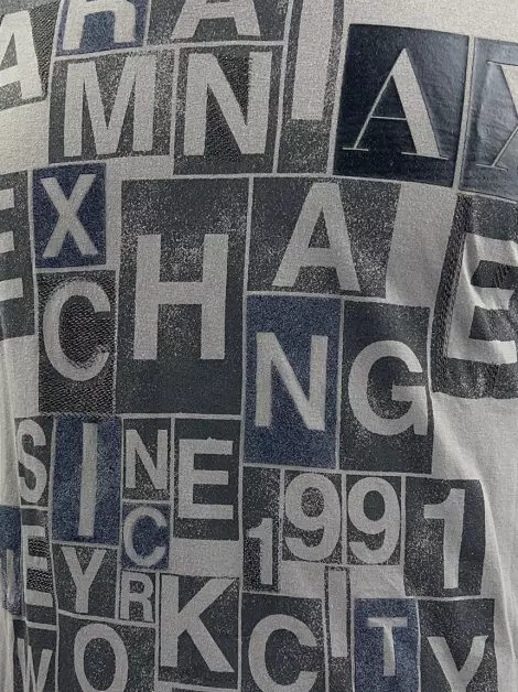 Camiseta Armani Exchange Tecido Estampado
