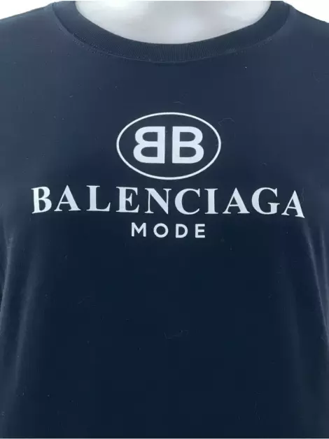 Camiseta Balenciaga Mode Preta