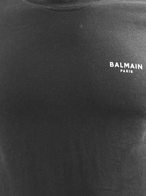 Camiseta Balmain Tecido Preto
