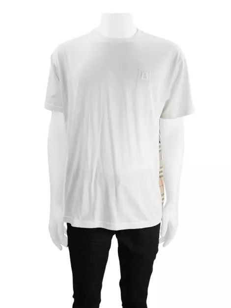 Camiseta Burberry Tecido Off-White