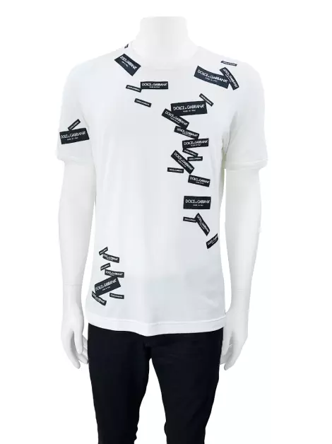 Camiseta Dolce & Gabbana Logo Branca