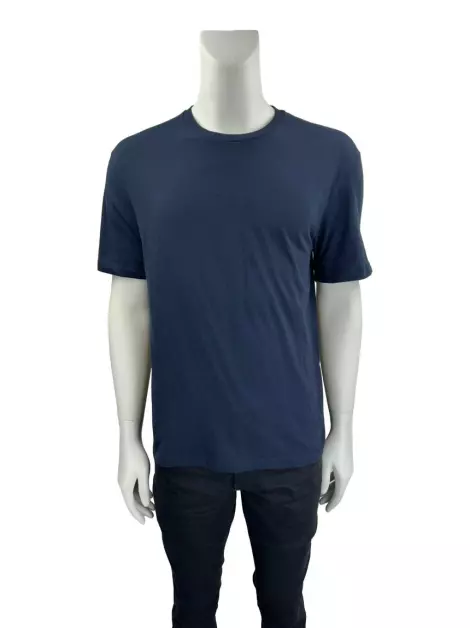 Camiseta Jil Sander Tecido Azul Marinho
