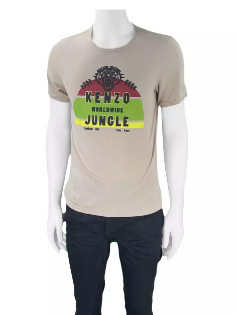 Camiseta Kenzo Jungle Bege