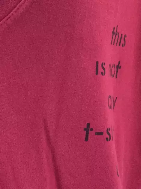 Camiseta Lolitta This Is Not Any T-Shirt Pink