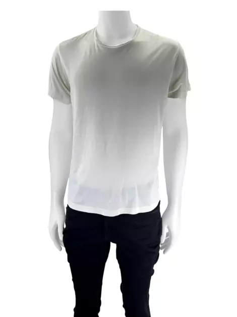 Camiseta Loro Piana Tecido Off White