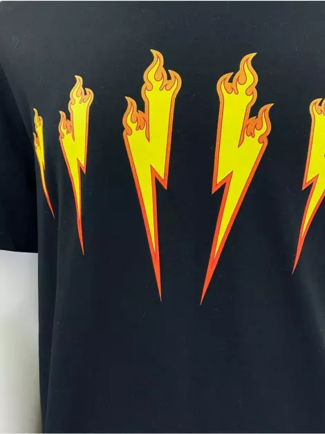Camiseta Neil Barrett Thunder Flame