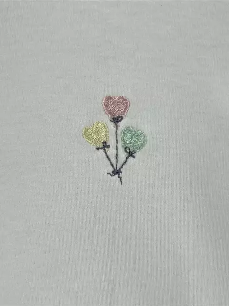 Camisola Trousseau Petit Tecido Branco