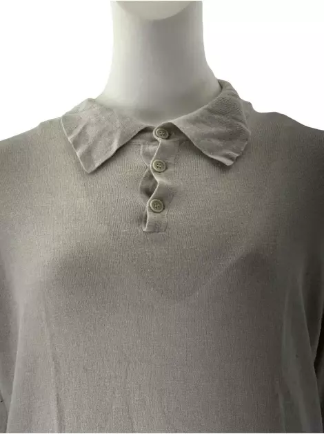Cardigan Armani Collezioni Tecido Bege