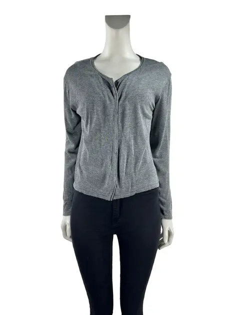 Cardigan Ateen Tricot Cinza