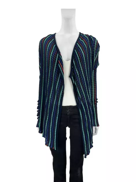 Cardigan Cia. Marítima Tricot Listrada