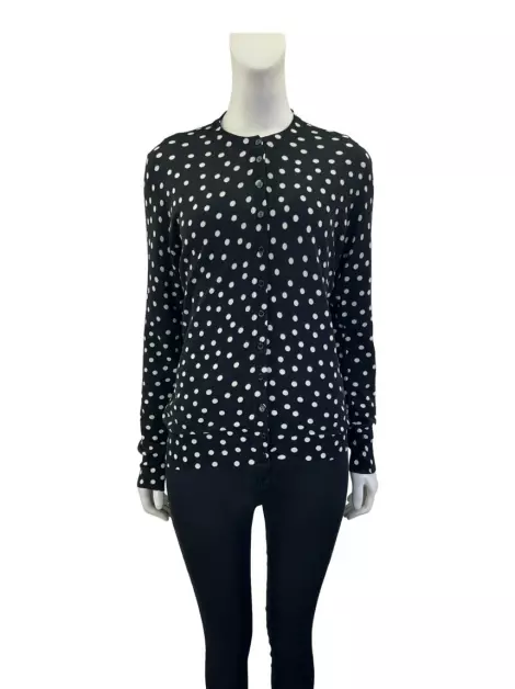 Cardigan Dolce & Gabbana Manga Longa Poá