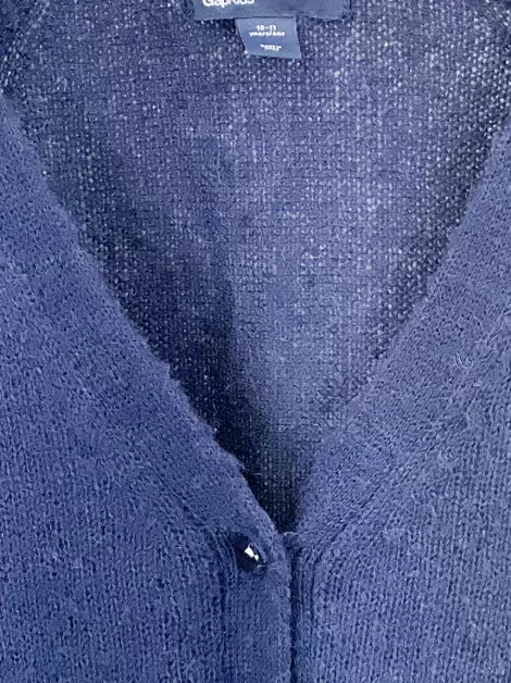 Cardigan GAP Tricot Azul