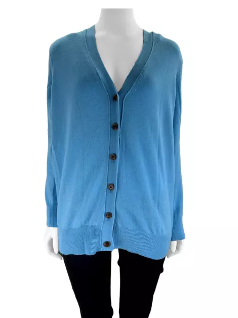 Cardigan J.Crew Tricot Azul