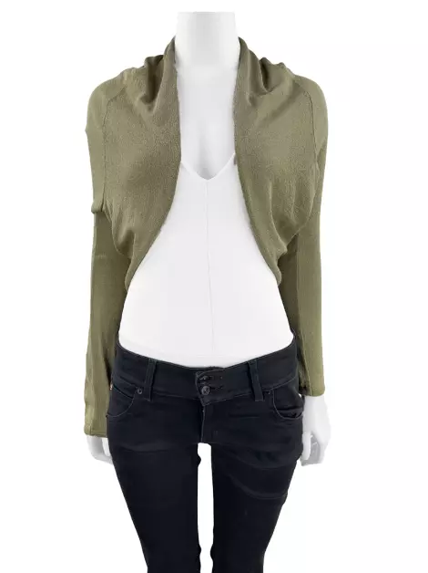 Cardigan Mara Mac Tecido Marrom
