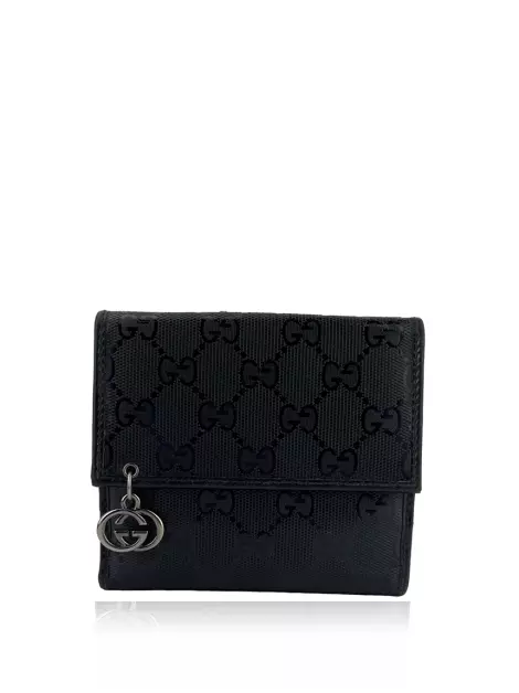 Carteira Gucci GG Imprime Preto