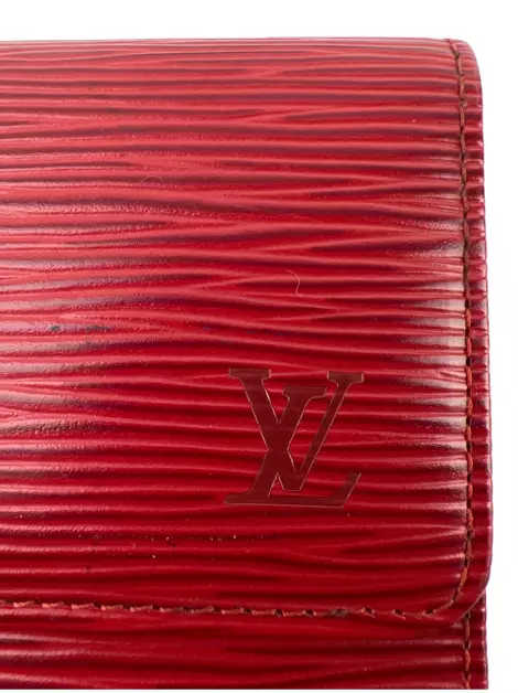Carteira Louis Vuitton Porte Tresor Epi Vermelha