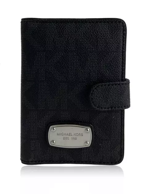 Carteira Michael Kors MK Canvas Preto