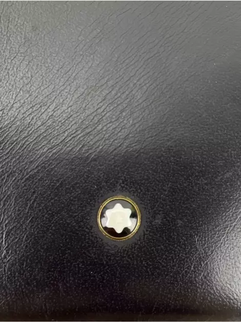 Carteira Montblanc Couro Preto