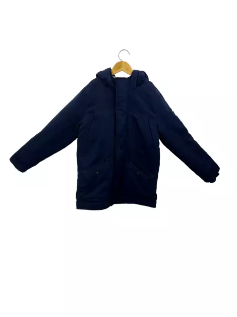 Casaco Abercrombie & Fitch Puffer Azul Marinho