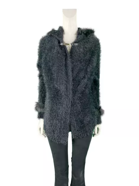 Casaco Anselmi Tricot Preto