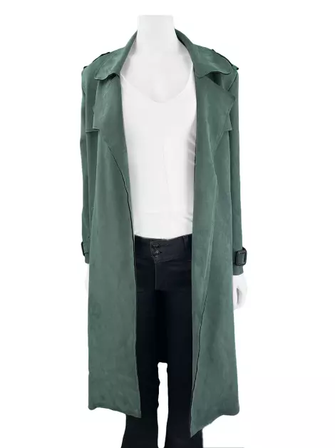 Casaco Anthropologie Com Ett: Twa Suede Verde
