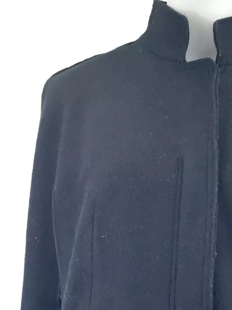 Casaco Armani Exchange Sobretudo Lã Preto