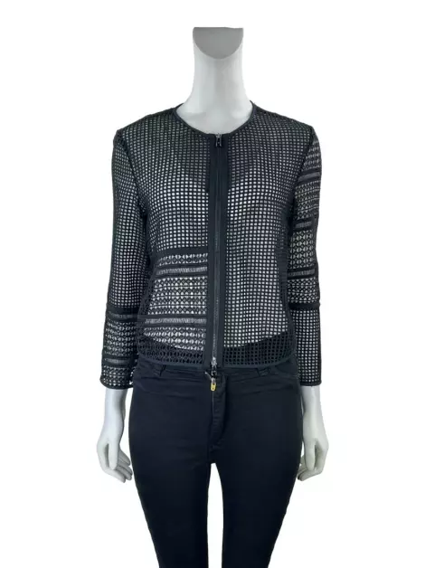 Casaco Armani Exchange Vazada Preto