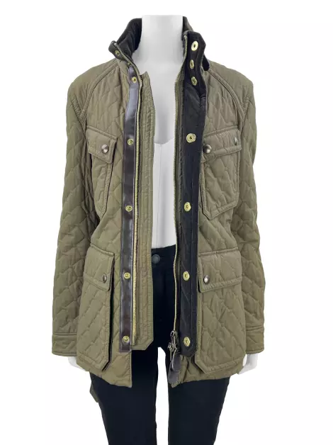 Casaco Burberry Quilted Verde