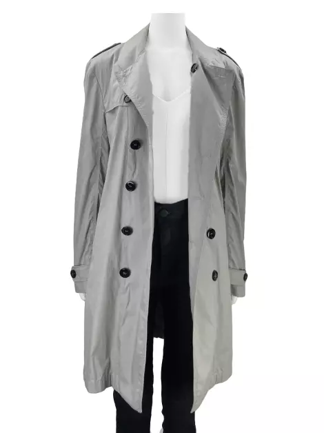 Casaco Emporio Armani Alongado Cinza