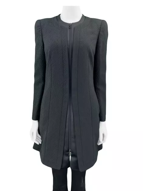 Casaco Emporio Armani Texturizado Preto