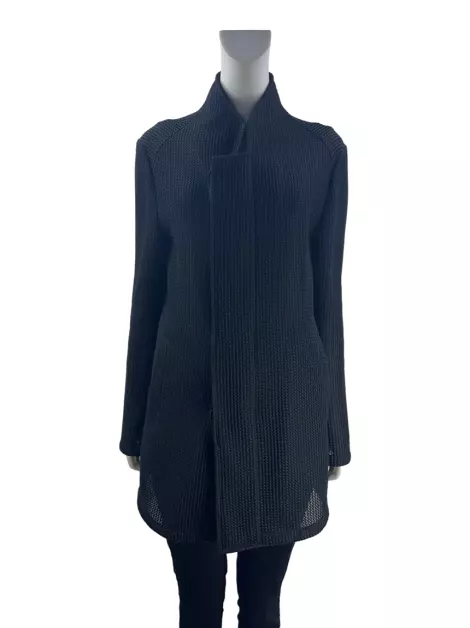 Casaco Emporio Armani Texturizado Preto