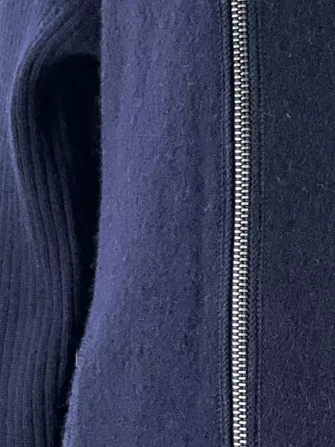 Casaco Ermenegildo Zegna Tricot Lã Azul