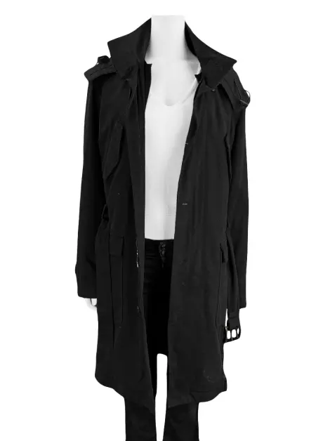 Casaco Fendi Alongado Jeans Preto