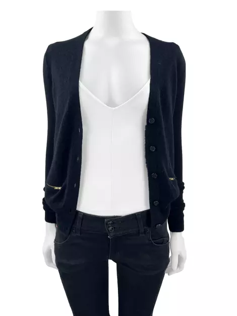 Casaco J.Crew Cashmere Preto