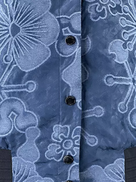 Casaco Kenzo Texturizado Azul