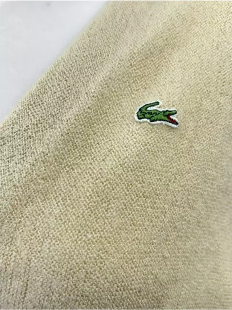 Casaco Lacoste Lã Bege