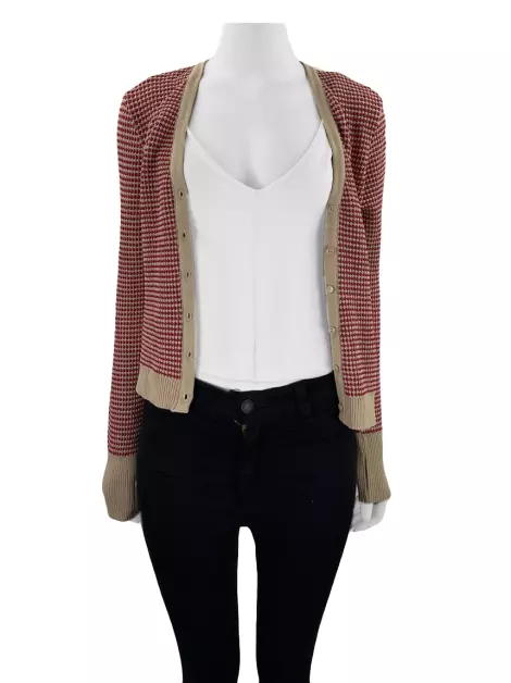 Casaco Lica Melzer + Guga Gonçalves Cardigan Bicolor
